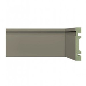 Kit Rodapé de MDF 5 Barras Frisadas de 7cm x 2,40m Rende 12 Metros Moldufama 