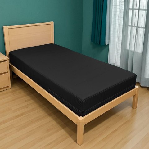 Capa Impermeável para Colchão Casal Feita em Napa Hospitalar 138x188x16cm - Preta