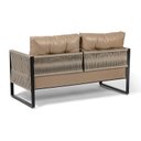 Ver imagem 3 de Namoradeira Corda Náutica - Living, Varanda, Estar - Namoradeira Araxá – Corino Caramelo