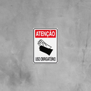 Ver imagem 3 de Combo 6 Placas De Sinalização Atenção Luva Uso Obrigatório 20x30 Acesso - S-206 F9e