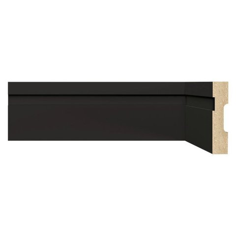 Rodapé MDF Frisado 7CMX2,40m 702 Moldufama Kit 36m