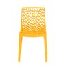 Kit 4 Cadeiras de Jantar Gruvyer Design em Polipropileno - Amarelo - 3