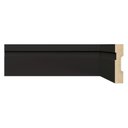 Ver imagem 1 de Kit com 20 Barras Rodapé de MDF 7CMX15MMX2,40m com Friso 702 54m Preto/Frisado Moldufama