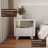 Cabeceira Casal Queen com 2 Mesas de Cabeceira Led 3000k e Tomadas 100% Mdf Mabel - 6