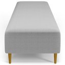 Ver imagem 6 de Kit 02 Puffs Decorativo Sala de Estar Bali W01 Pés Palito 170x60cm Bouclê Cinza - Lyam Decor