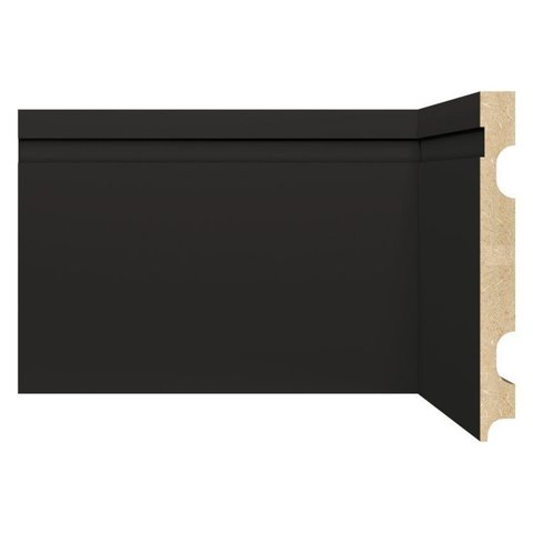 Rodapé MDF Frisado 15CMX2,40m 1502 Moldufama Kit 7,2m