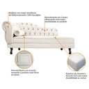 Ver imagem 4 de Divã Recamier Diana Lado Direito 120cm Corano Corano Bege