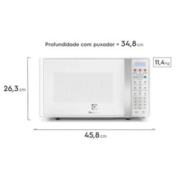 Forno Microondas 20 Litros Branco (mto30) Electrolux - 6