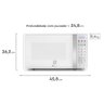 Forno Microondas 20 Litros Branco (mto30) Electrolux - 6