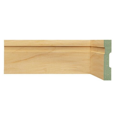Kit Rodapé de MDF 15 Barras Frisadas de 10CMX2,40m Rende 36 Metros Marrom/Castanho Moldufama