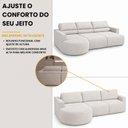 Ver imagem 5 de Sofá Living Retrátil e Reclinável 5 Lugares 292cm Encantus