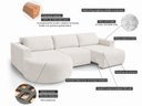 Ver imagem 7 de Sofá Living Retrátil e Reclinável 5 Lugares 292cm Encantus