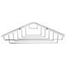 Saboneteira de Canto Institucional Celite 28,0cm X 6,0cm X 20,0cm - 3