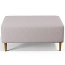 Ver imagem 6 de Puff Decorativo Sala de Estar Cléo W01 Pés Palito 90 cm - Lyam Decor Cléo Pés Palito Linho Bege