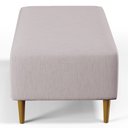 Ver imagem 7 de Puff Decorativo Sala de Estar Cléo W01 Pés Palito 90 cm - Lyam Decor Cléo Pés Palito Linho Bege