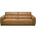 Ver imagem 6 de Sofá Retrátil Reclinável para Sala 4 Lugares 280cm Livorno L06 Couro Camel - Lyam Decor