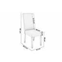 Ver imagem 2 de Kit 6 Cadeiras Sala Jantar 2cad142ng 6 Un Nogueira Suede Cinza Titanio A050