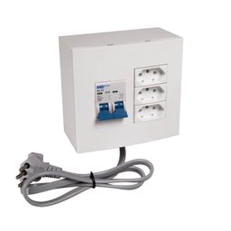 Modulo Protetor 220v 3 Tomadas Disjuntor Bip 10a Margirius Voltagem:220v - 1