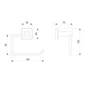 Ver imagem 2 de Papeleira Cromada da Linha N Elite Celite .