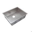 Ver imagem 1 de Cuba Reta Handmade Escovado Embutir 600x400x230mm - Mekal