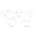 Ver imagem 2 de Kit Acessorios 5 Pecas New City 60cm x 22cm x 5,5cm Preto/Matte Black Celite