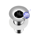 Ver imagem 3 de Válvula Pia Banheiro Lavatório Escoamento 7/8" S/ladrão Metal Cor:cromado