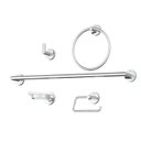 Ver imagem 2 de Kit Acessorios 5 Pcs N. City 60cm x 22cm x 5,5cm Cinza/Cromado Celite