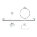 Ver imagem 3 de Kit Acessorios 5 Pcs N. City 60cm x 22cm x 5,5cm Cinza/Cromado Celite
