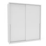 Guarda-roupa Casal Porto 2 Portas 2 Gavetas Branco - Politorno - 2