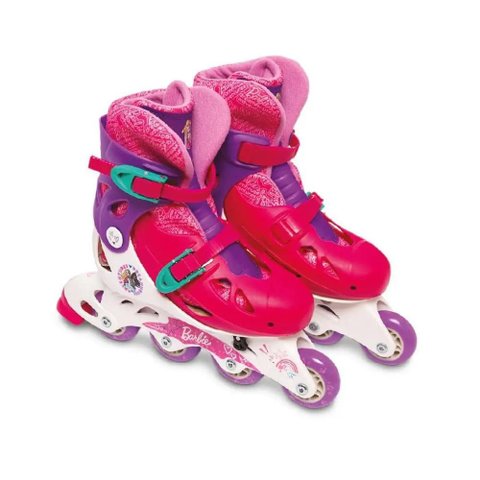 Barbie Patins Ajustavel M2 33 a 36 sem Acessorios Fun F00912