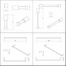 Kit de Acessórios 4 Peças Flow 60cm X 23,4cm X 5,5cm - 2