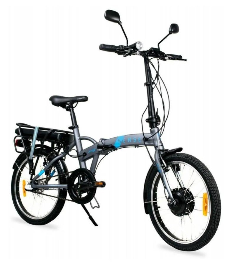Bicicleta Aro 20 Eletrica Sense Easy Dobravel 2020 - Cinza - 2