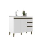 Ver imagem 3 de Balcão para Cozinha 3 Gavetas 2 Portas 120cm