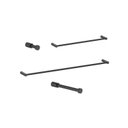 Ver imagem 1 de Kit de Acessórios para Banheiro 4 Peças 65,7cm x 5,5cm Flow Preto/Matte Black Celite