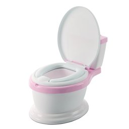 Troninho Penico Privadinha Redutor Infantil Styll Baby C/ Porta Lenços Rosa - 2