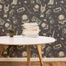 Papel de Parede Adesivo Rock'N Roll Retrô N05085 0,58X2,5M - 1