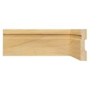 Ver imagem 1 de Kit com 5 Barras Rodapé de Mdf 10cm X 15mm X 2,40m com Friso Moldufama 1002 12m