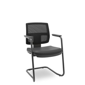 Cadeira Escritório Interlocutor Fixa Ergonômica NR17 Tela Mesh Brizza