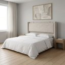 Ver imagem 3 de Cabeceira para Cama Box Casal Estofada Boucle 188cm Premium