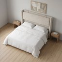 Ver imagem 4 de Cabeceira para Cama Box Casal Estofada Boucle 188cm Premium