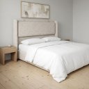 Ver imagem 2 de Cabeceira para Cama Box Casal Estofada Boucle 188cm Premium