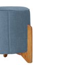Ver imagem 2 de Puff Jade Linho Azul - Belliv Decor
