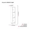 Armário Locker Guarda Volume Aço Light 3 portas 34,5x179,5cm - 4