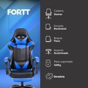 Ver mais imagens de Cadeira Gamer Fortt Trieste Azul - Cgf002-a