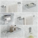 Ver imagem 1 de Kit Acessórios para Banheiro Polido 6 Peças C/suport Celular