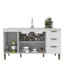 Ver imagem 2 de Balcão de Pia para Cozinha 3 Portas 3 Gavetas
