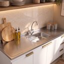 Ver imagem 6 de Balcão de Cozinha sem Tampo com 3 Portas 3 Gavetas Branco