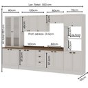 Ver imagem 3 de Cozinha Modulada Completa 6 Peças Modelo Americano Provençal Branco/Ébano