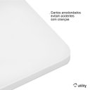 Ver imagem 3 de Mesa Dobrável Bar/restaurante Aço Ferro Branco 74x58 Cm