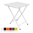 Ver imagem 1 de Mesa Dobrável Bar/restaurante Aço Ferro Branco 74x58 Cm
